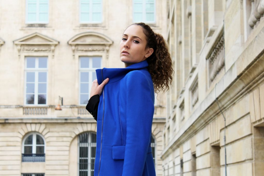 Manteau bleu Desigual 