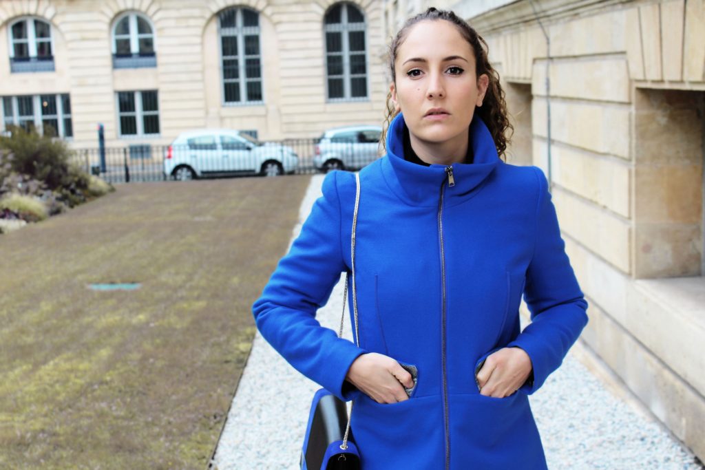 Manteau bleu Desigual 