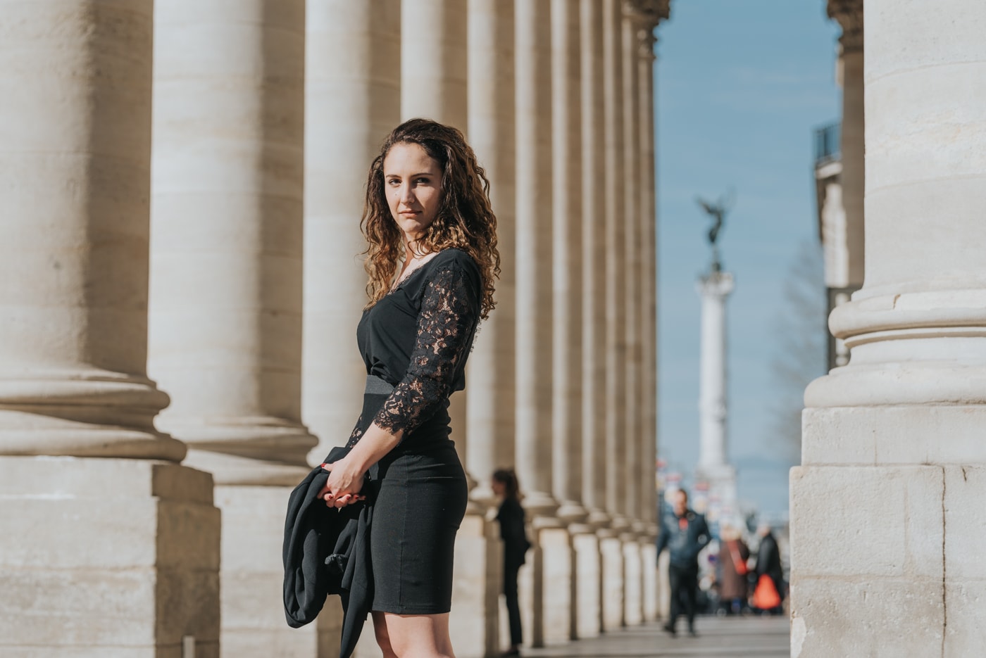 total look black blog mode bordeaux paris 