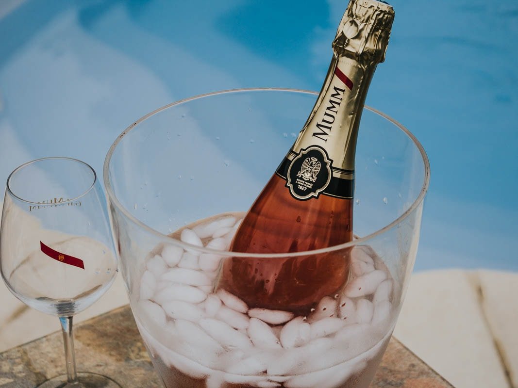 Champagne Mumm Rosé blog mode bordeaux
