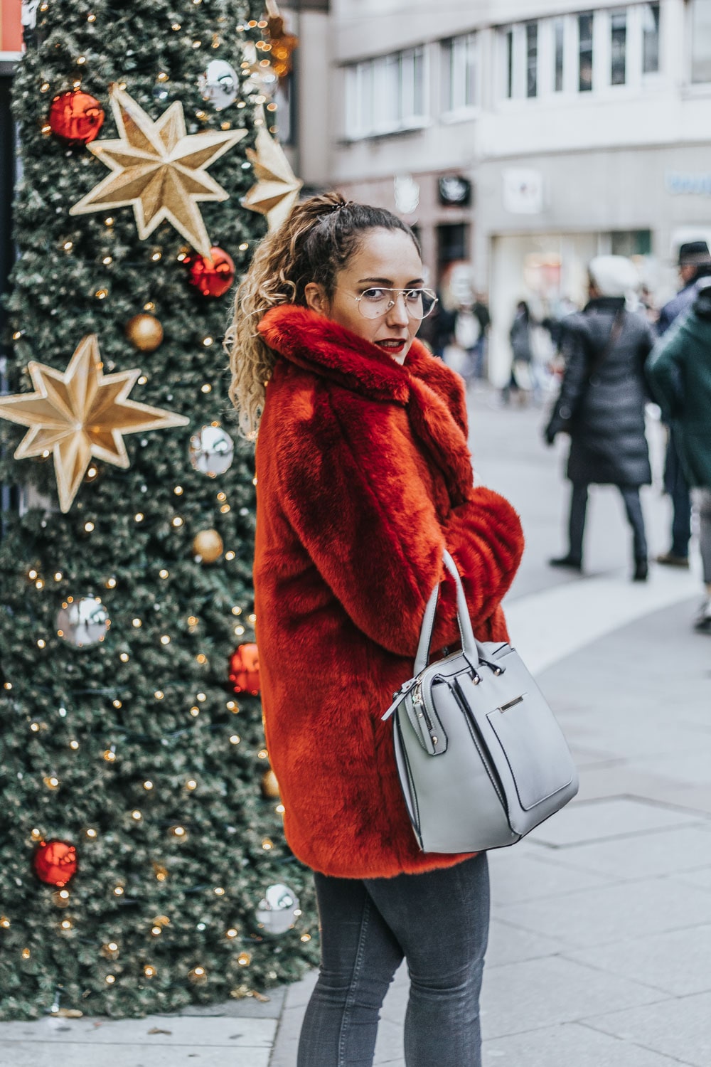 manteau rouge,h&m, pinterest,blog mode, lookbook