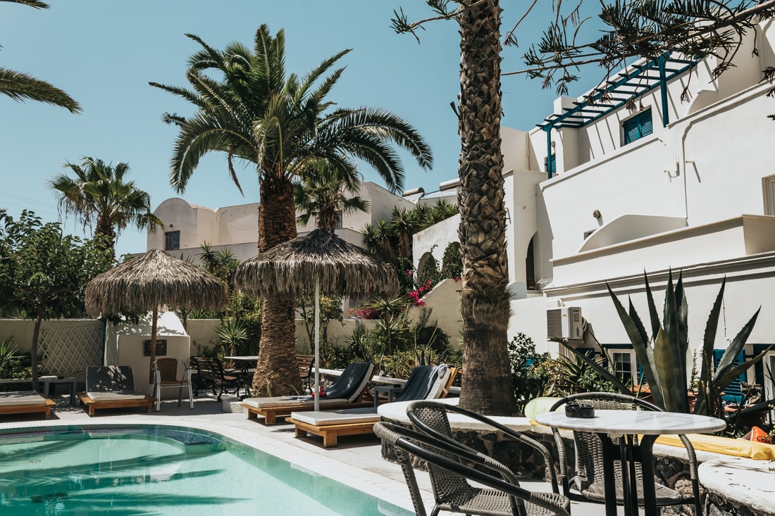 Hermes Hotel, Kamari, Santorini, Greece, blog, travel 