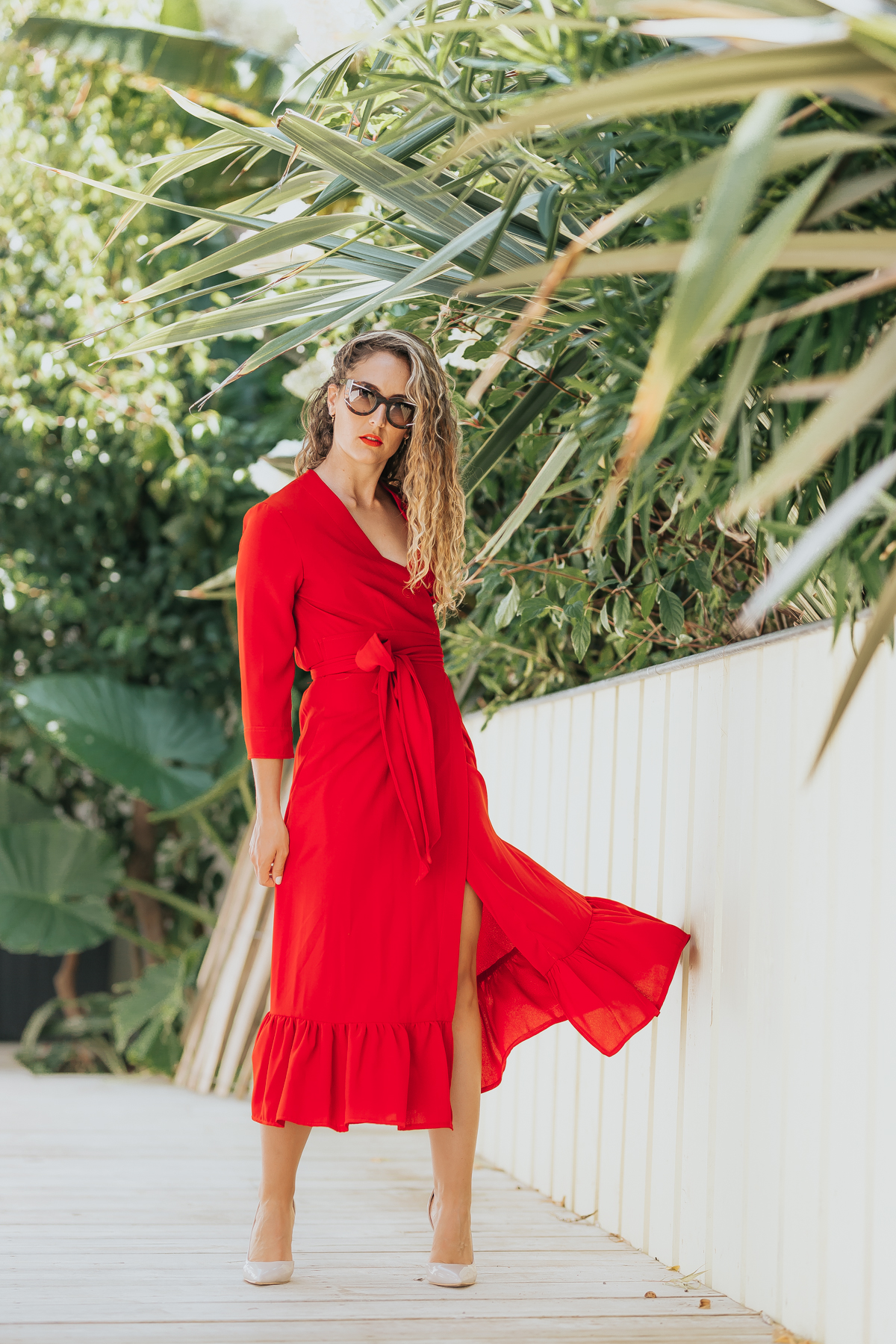 red dress, robe rouge, blog