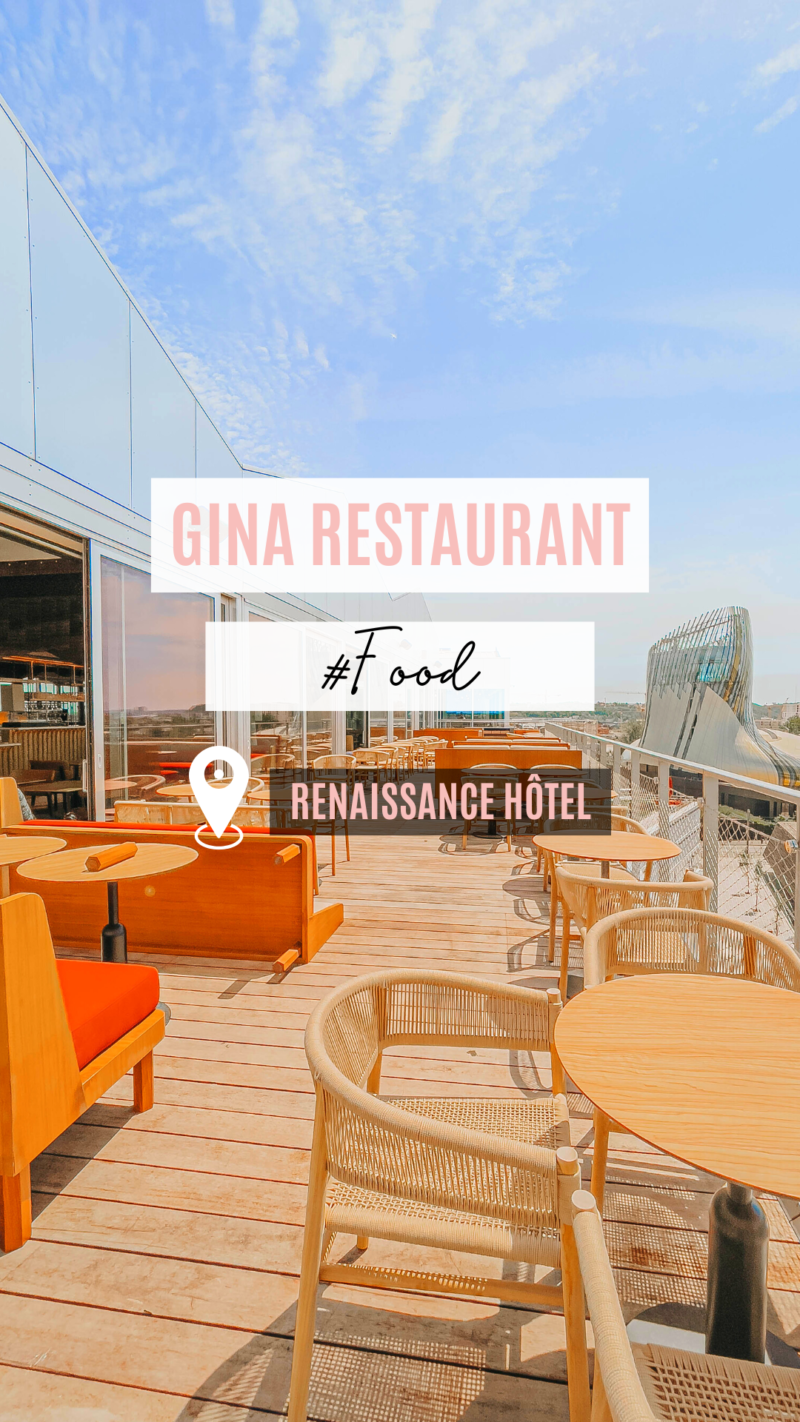 Gina restaurant réservation