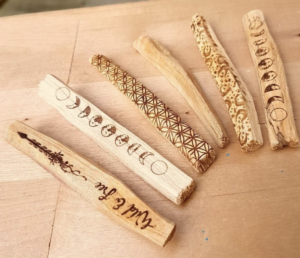 palo santo, bordeaux, créatrice, bougies