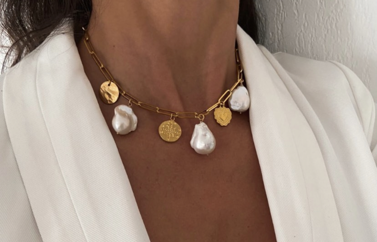 bijoux acier inoxydable perles, perles de tahiti, créatrice de bijoux